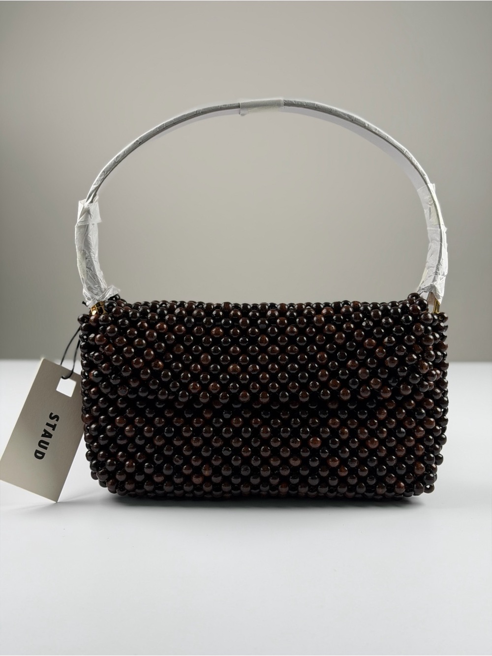 Staud Timmy Shoulder Bag in Dark Brown - Picture 9 of 13